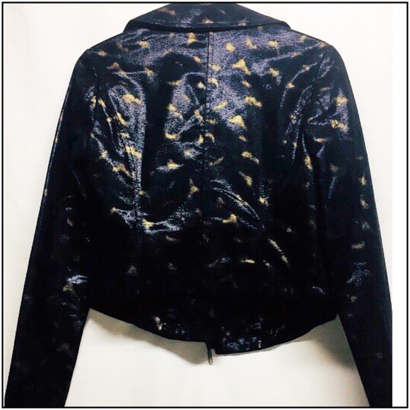 SOLD๐R&R Baroque Crop Moto ๐ jacket - Picture 4 of 8